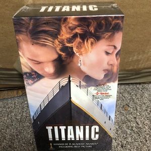Titanic VHS Movie and Making Of Movie Book